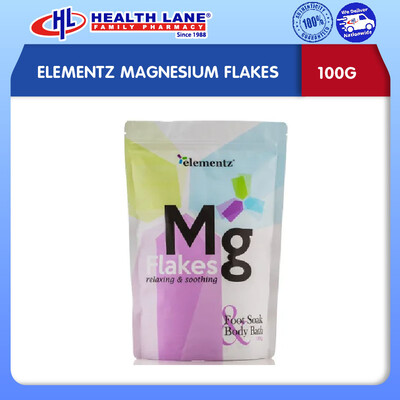 ELEMENTZ MAGNESIUM FLAKES (100G)